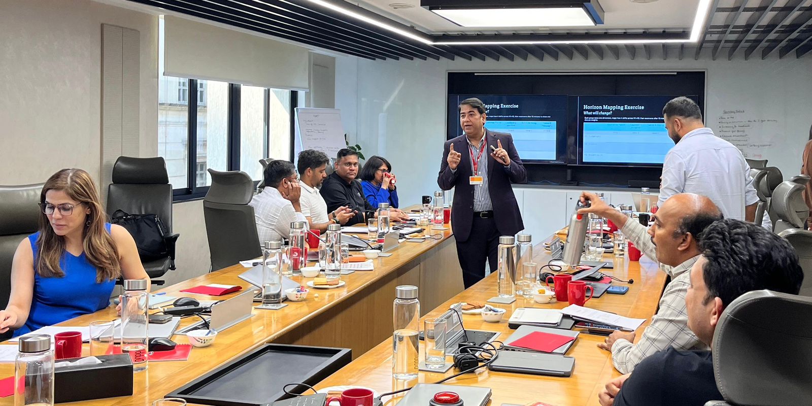 Strategic planning workshop in action